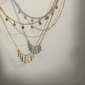 Forever 21 gold choker set